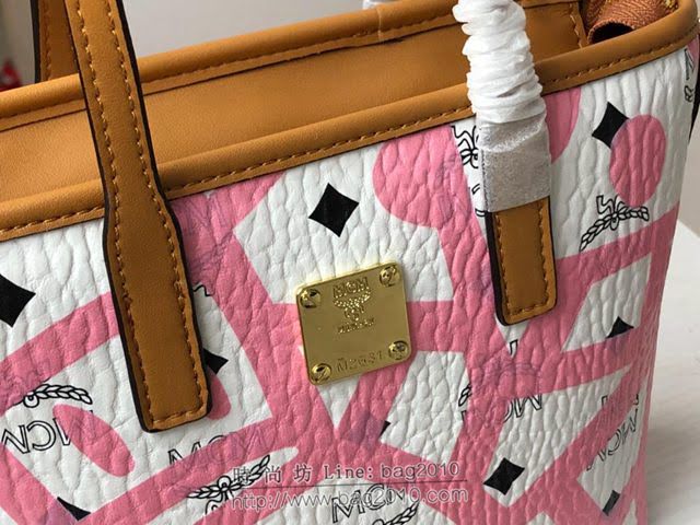 MCM女包 原單 6203 Eddie Kang Visetos雙面購物袋 MCM單肩包 MCM手提包  mdmc1429